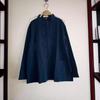 Men's Ethnic Style Hemp Cotton Shirt - Stand Collar, Long Sleeve, Frog Buttons, Loose Fit (2026).