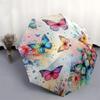 1pc Colorful Butterflies Watercolor Floral Umbrella with Plastic Handle,Vibrant Cartoon Pattern,Multi-functional UmbrellaB1977