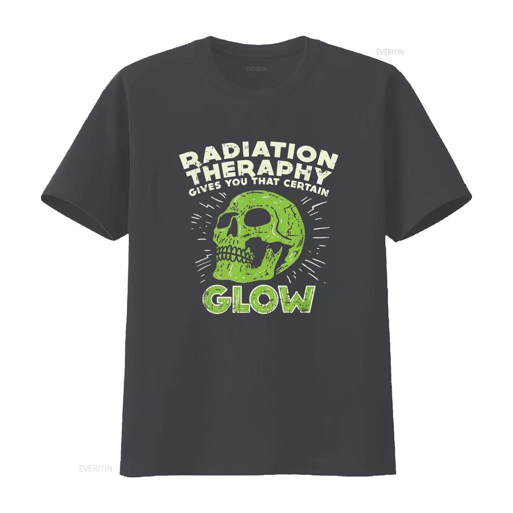 Womens Radiation Therapy Funny Cancer Fighter Survivor T Shirt Black 2X Large Vintage Washed Slightly Top For Everyday Wear
