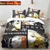 Anime Tokyo Revengers Ryuguuji Ken Sano Manjiro Set Biancheria da Letto Stampa Con Federa Copripiumino Singolo Matrimoniale Queen King Size