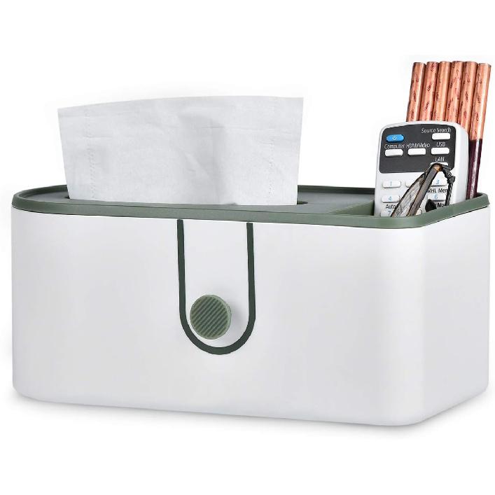 

Крышка для коробки с салфетками - Креативный многофункциональный держатель для ручек, карандашей, пульта дистанционного управления, крышка для коробки с салфетками, органайзер для стола, контейнер для дома, офиса, автомобиля, ванной комнаты