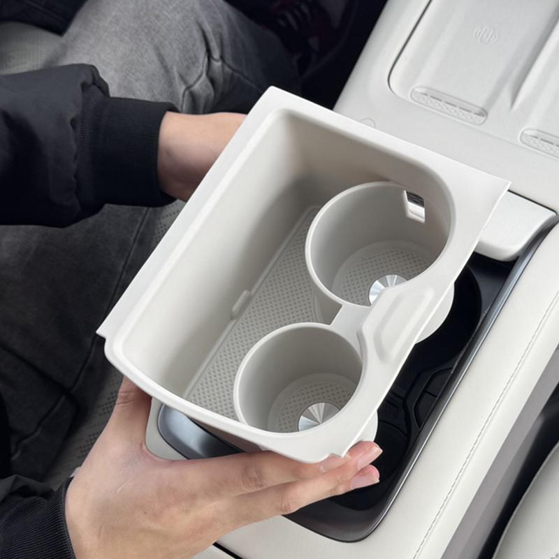 For ZEEKR 7X 2025+ Centre Console Armrest Cup Holder Anti-Slip Mat Storage Organizer Pad Interior Protective Pad Car Accessories