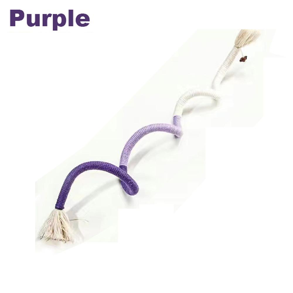 Relieve Boredom Cat Teaser Rope Cotton Rope Cat Interactive Teasing Toys Cat Teeth Grinding Rope