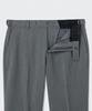 MUSINSA STANDARD Relaxed Tapered Hidden Banding Crop Slacks [Melange Gray]