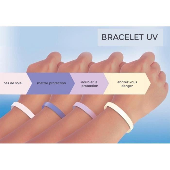 Bracelet Alerte Soleil UV Dangereux