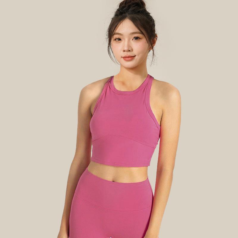 

Женский быстросохнущий ликровый жилет для йоги с полной защитой от просвечивания и амортизацией Small