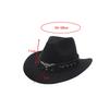 Western Cowboy Hat Women Men Decor Classic Western Cowgirl Hat Sun Protection Hat for Gift Winter Fall Party Costume Accessories