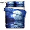 Moonlight In Dark Duvet Cover Set UK Single Double Queen US Twin Full King Size Bed Linen Set