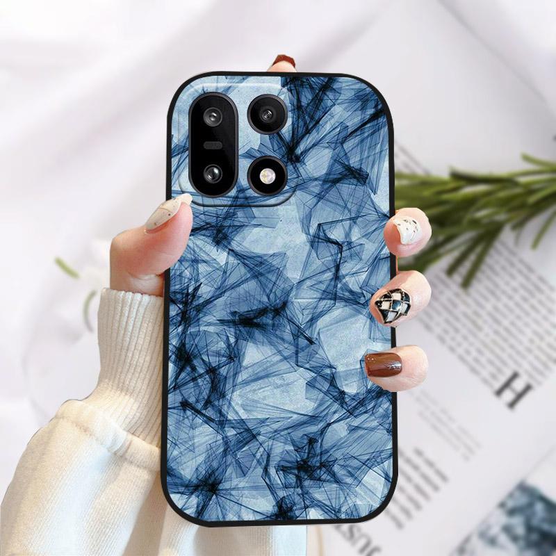 For OnePlus 15 1 + 15 Case Stylish Camera Protect Cover Soft Silicone TPU Fundas For One Plus 15 OnePlus15 PLK110 Phone Bumper