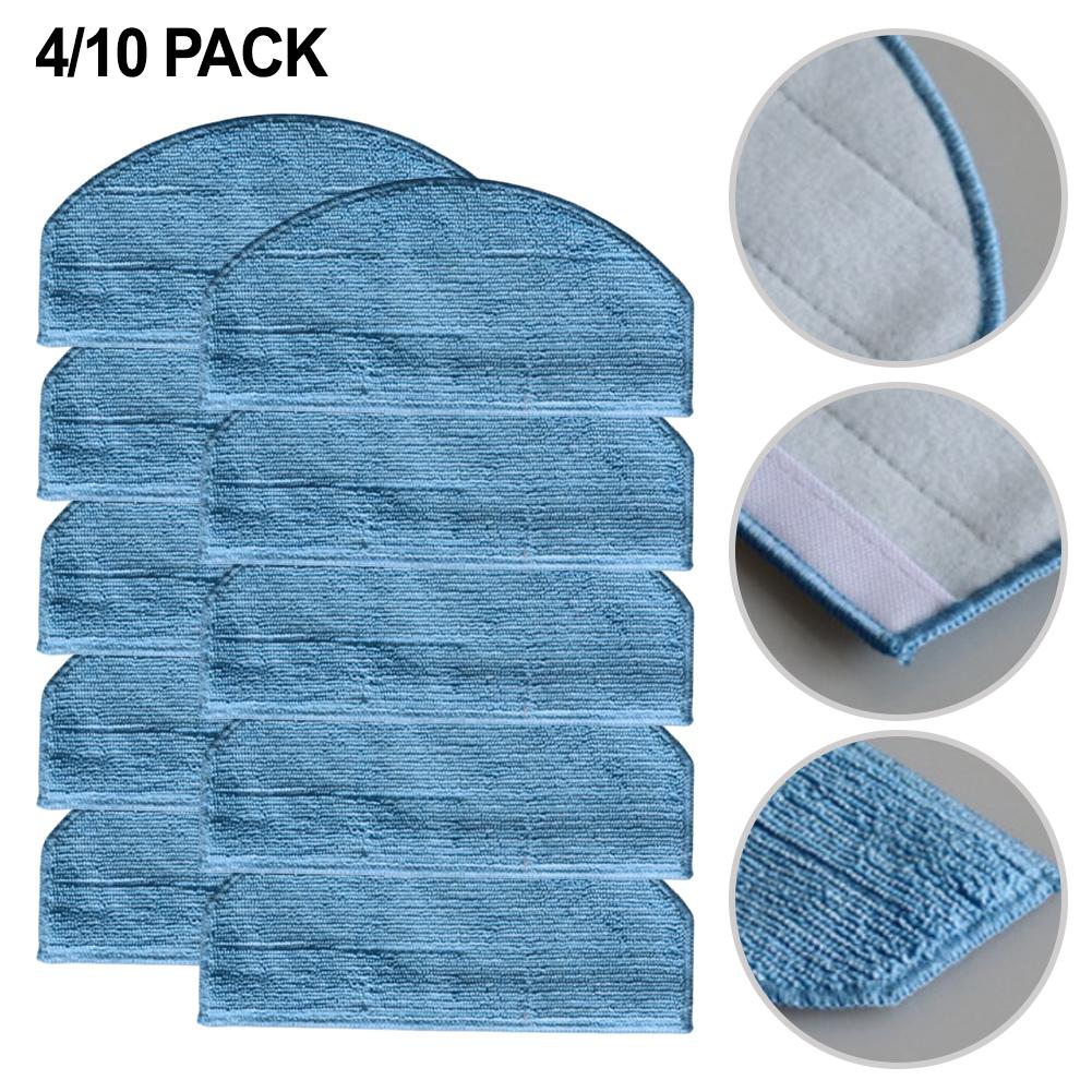 Replacement Mop Cloth Kit for For uninell UR1 Robot Vacuum Cleaner Wiper Blade Compatible Microfiber 4 Pack or 10 Pack