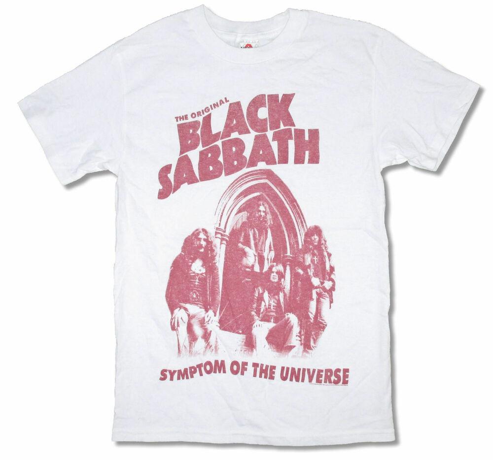 

Черные футболки унисекс Black Sabbath Symptom Of The Universe