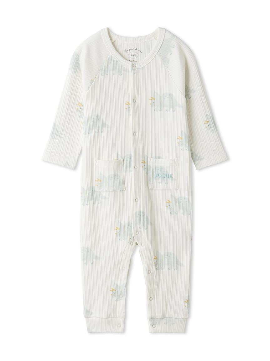 

BABY Dinosaur Pattern Romper PBCO251491 OWHT 80 [Gelato Pique]