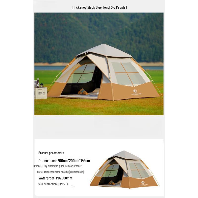 Yuzhan Portable Automatic Camping Tent Large (3-5 Person)