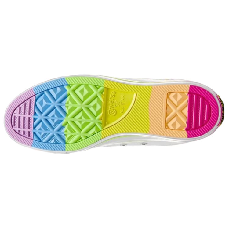 Converse Chuck Taylor All Star High Pride 2024 Unisex Sneakers White Chaos-Fuschia A10216C
