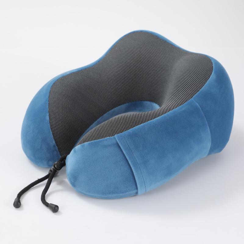 Hump-Shaped Memory Foam U-Shaped Neck Pillow for Office, Travel, and Business Trips