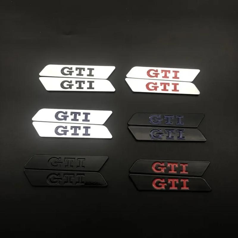 2026 Hot Sticker For Volkswagen GTI MK5 Passat Polo Golf 3 Jetta Tiguan Beetle Touran metal car side emblem mudguard badge bumpe