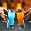 60m/80ml Spirits Cup Shot Glass Personalized Whiskey Glass Bar Foreign Wine Glass Cocktail Mojito Cups Suitable for Gift Giving