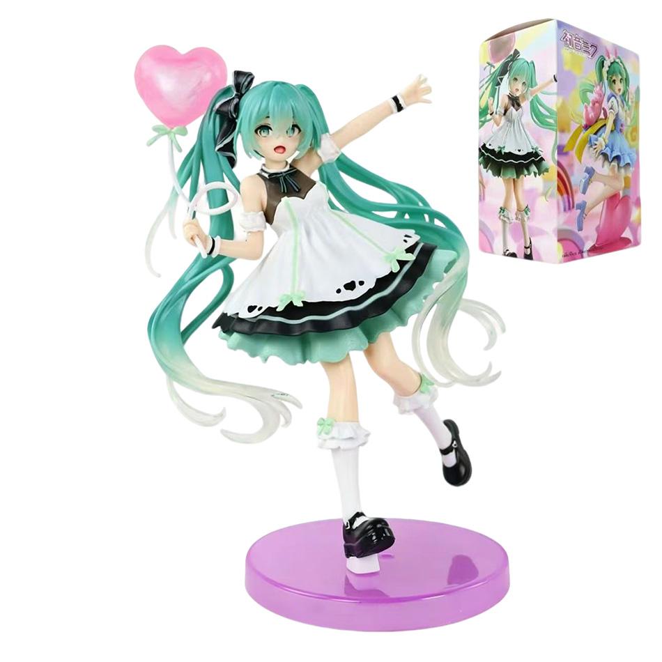 Hatsune Miku  Birthday Party Ver. Amp+ Figure 21Cm Pvc Anime Action Model Collectible Toy Gift In Stock