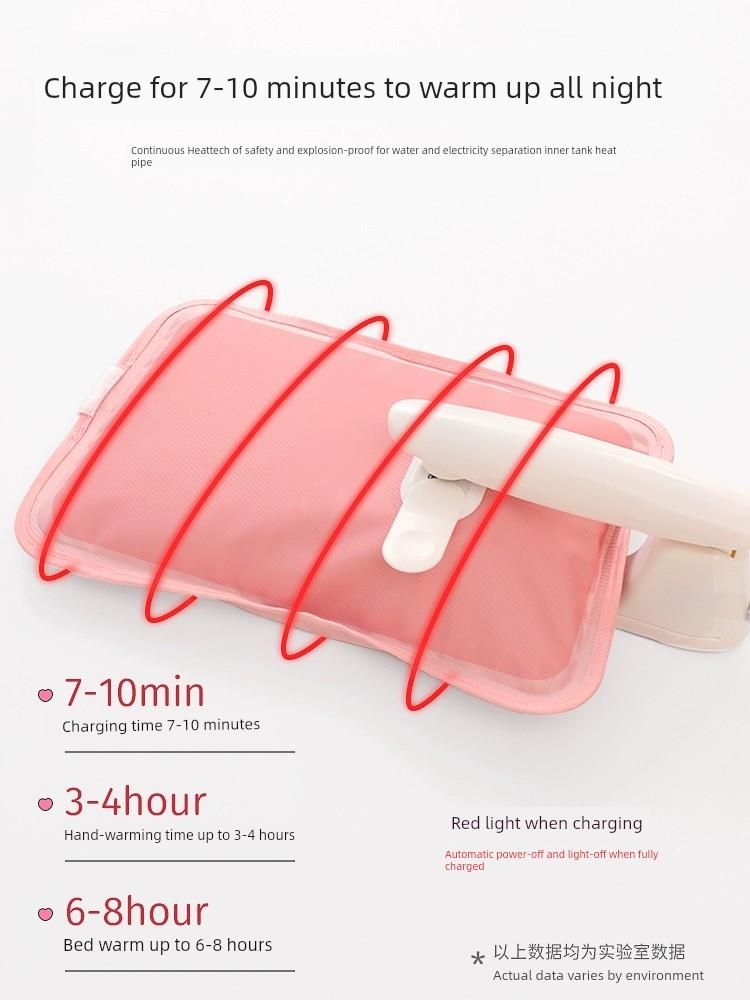 Hot Water Bag Charging Winter Cute Stuffed Hand Warmer Explosion-Proof Genuine Goods Hot-Water Bag Girls Belly Compress Electric Warmer