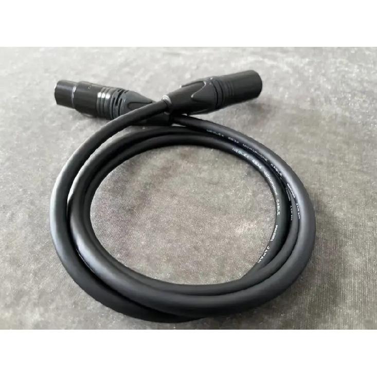 Handmade Japan Original Mogami 2534 XLR Male and Female black gold Microphone Cable Condenser Microphone Type Quade Cables OFC
