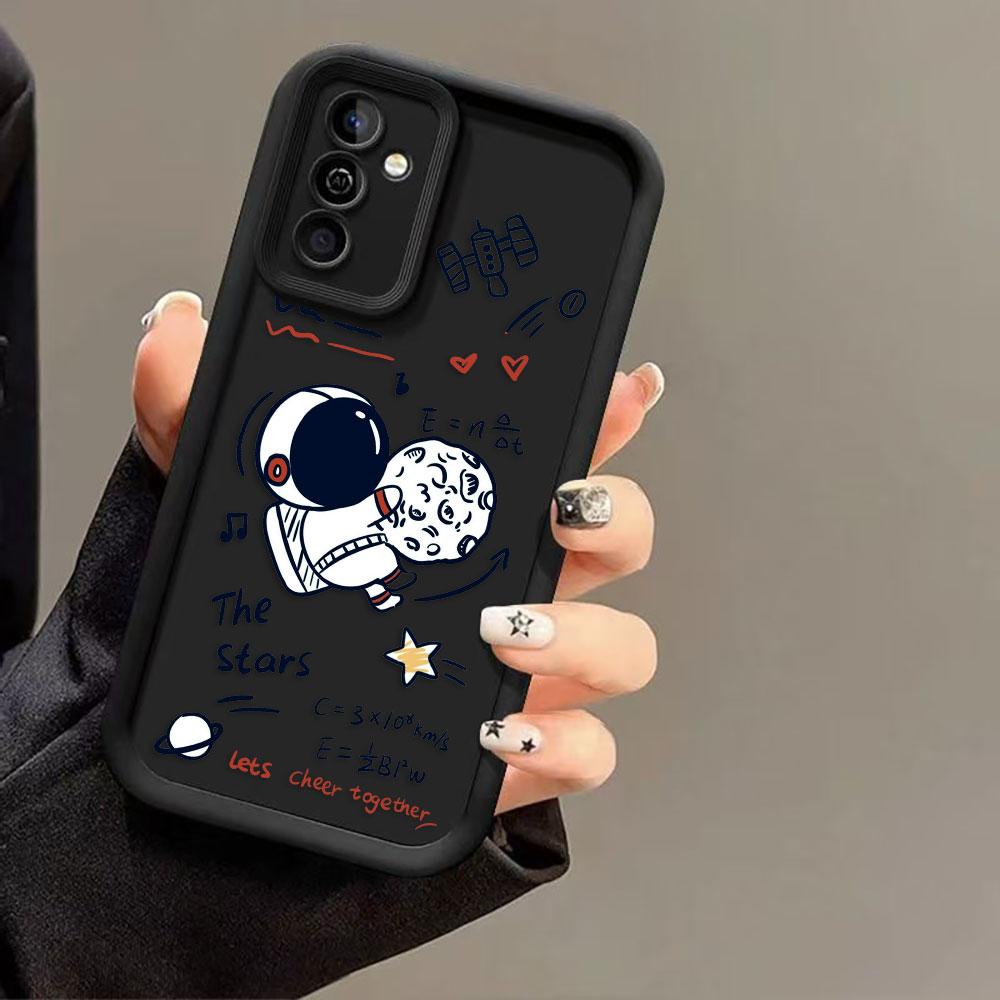 Cartoon Astronaut Space Phone Case For Infinix SMART SPARK 9 10 20C 30C 40C CAMON 20 30 40 POP 8 POVA 6 7 ITEL A70 A80 A90 Cover