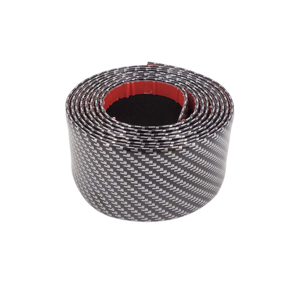 Door Sill Cover Universal Door Sill Sill Cover Universal Door Guard Flexible Bumper Protective Strip Sticker Car Decor black & 3cm