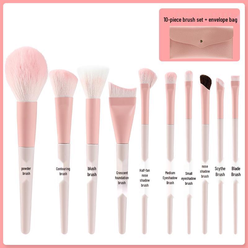 12-Piece Makeup Brush Set: Soft Bristle Powder, Eyeshadow, Blush Brushes & Beauty Tools