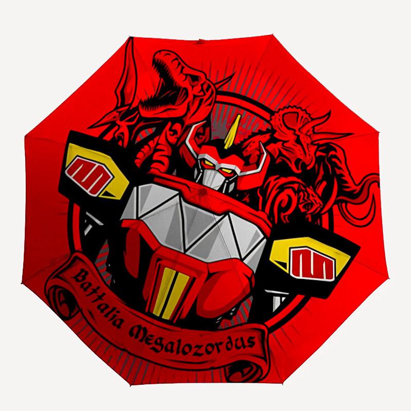 

1pc Power Rangers Automatic Open/close Folding Umbrella, Compact Portable Travel Umbrella, Perfect Gift, Durable Construction yy250813115