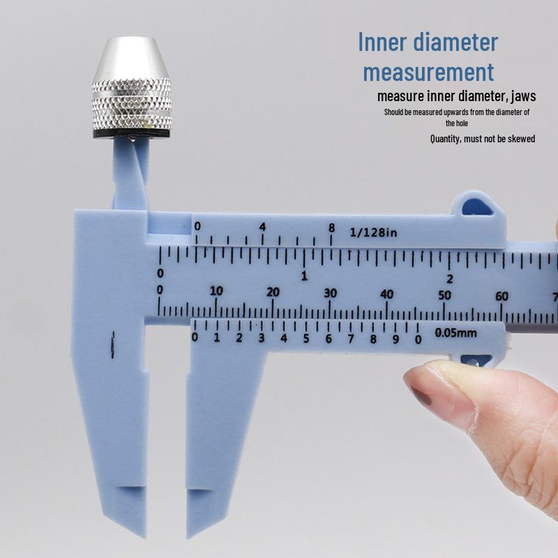 0-150mm Doppelmaßstab Kunststoff-Messschieber für Schüler