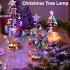 Christmas Crystal Christmas Tree Lights Battery Operated LED Lights Table Top Artificial Mini Crystal Christmas Tree Decoration