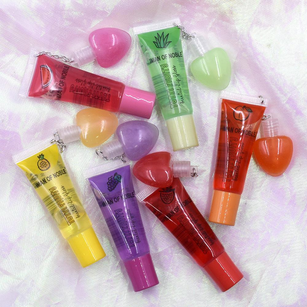 IMAN OF NOBLE 24-Piece Transparent Lip Oil & Peach Heart Lip Gloss Set