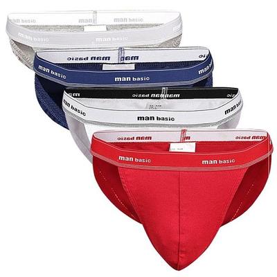 4 pièces slips pour hommes sous-vêtements en coton caleçons de haute qualité S/M/L/XL/XXL/XXXL/XXXXL