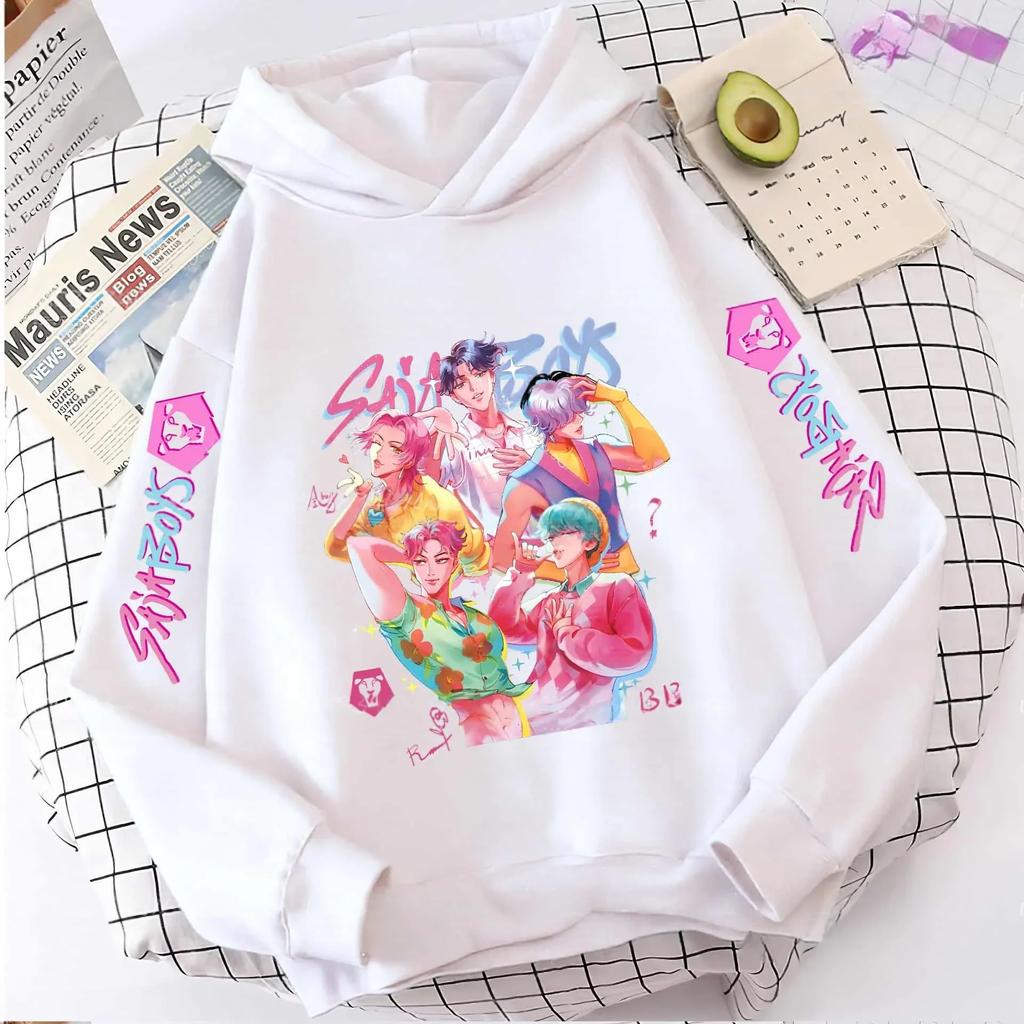 Autumn Winter KPop Demon Hunters Print Children's Hoodie Fashion Casual Sweatshirt Kids Sportswear Girls Clothes Hooded Pullover