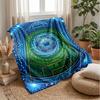 Soccer Field Artwork Theme blanket Lightweight Warm Flannel Blanket Decorative Throw Blanket for Home Decoration