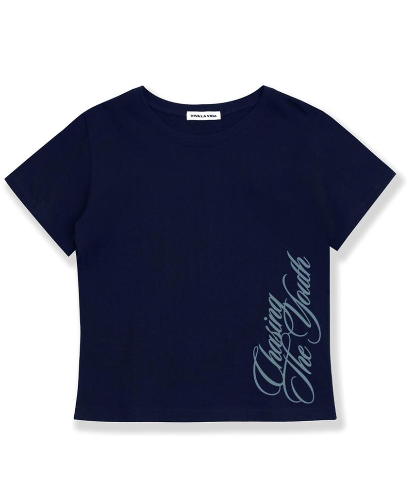 Bibalabida Poetic Crop Short Sleeve T-Shirt