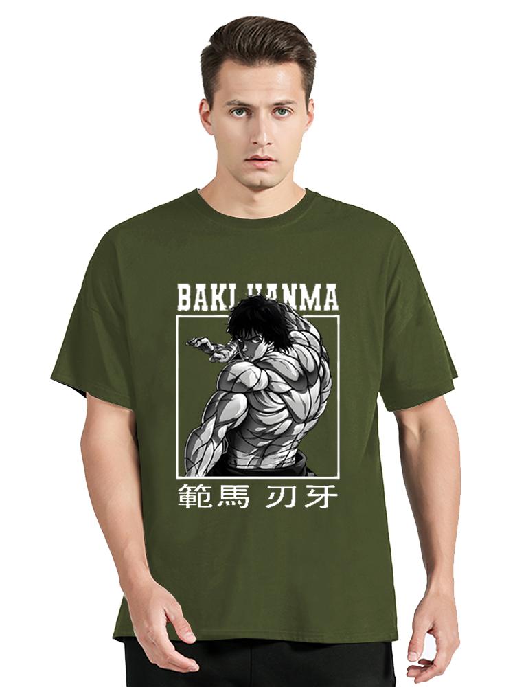 ZX Tričko Japonské Anime Grappler Baki Hanma Yujiro Dou Manga tričko Pánské Dámské bavlněné tričko Streetwear Grafické oblečení Oversized tričko