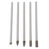 5pcs   Tool Carbide Burr Set 150mm Double Grain   Handle Alloy Impeller Polishing Tool for Chamfering Grinding Engraving