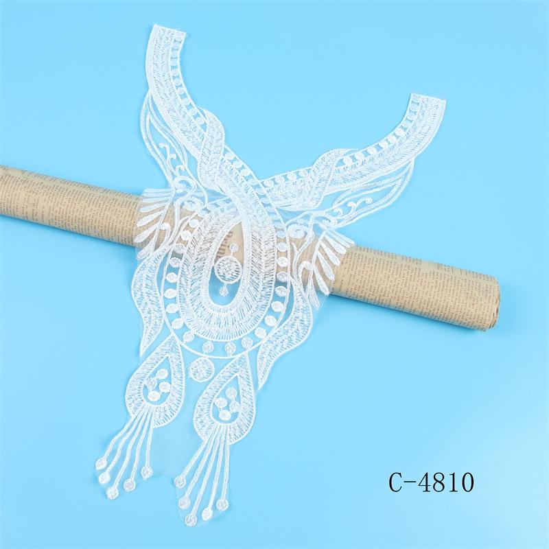 Bead Embroidery Collar Flower Heavy Industry Embroidery Bead Collar Flower Accessories Decorative Clothing Accessories Lace Accessories