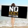 No Pain No Gain Big Microfiber Beach Towels Quick Dry Towel Sand Beach Towels Pool Towel For Travel Swim Pool Yoga
