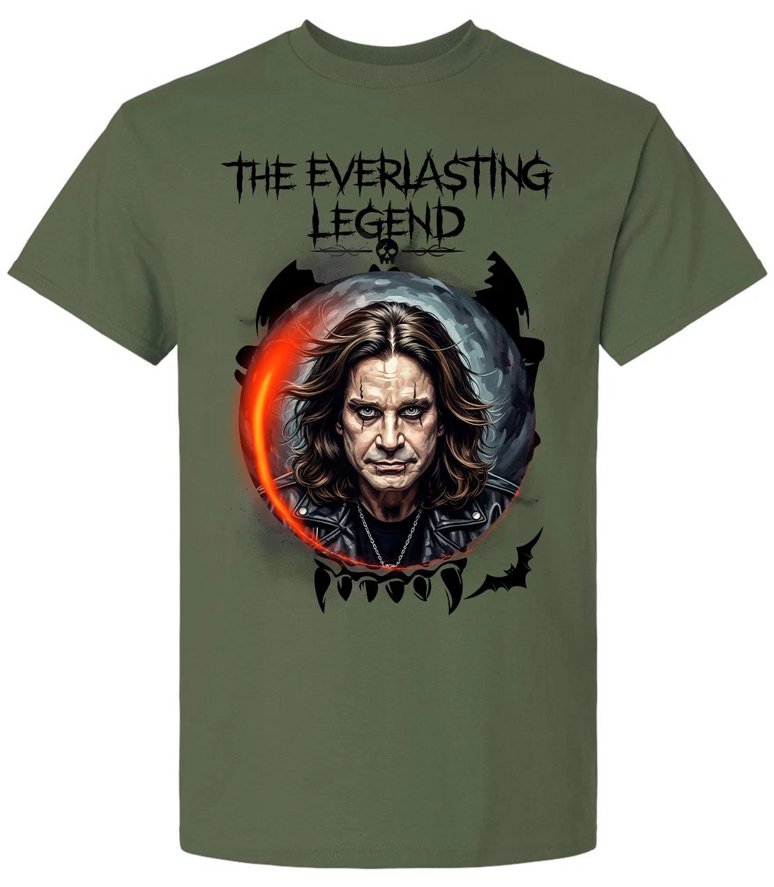 Trenz Shirt Company Men s Graphic T-Shirt - The Everlasting Legend, Rock In S