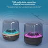 Rechargeable Color LED Bluetooth-compatible Speaker Waterproof High Capacity Battery Wireless Speaker For Poolside Backyard