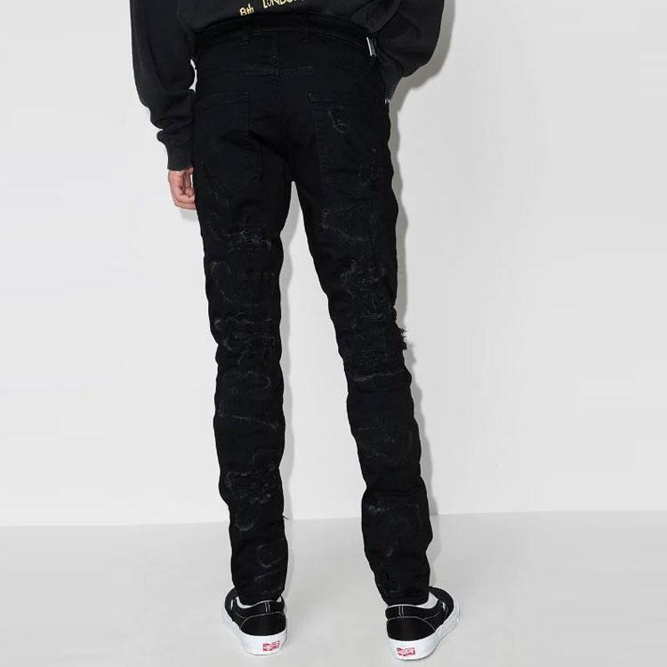 REPRESENT Jeans Men's Black Moderate Slim Fit Pants M07047-01