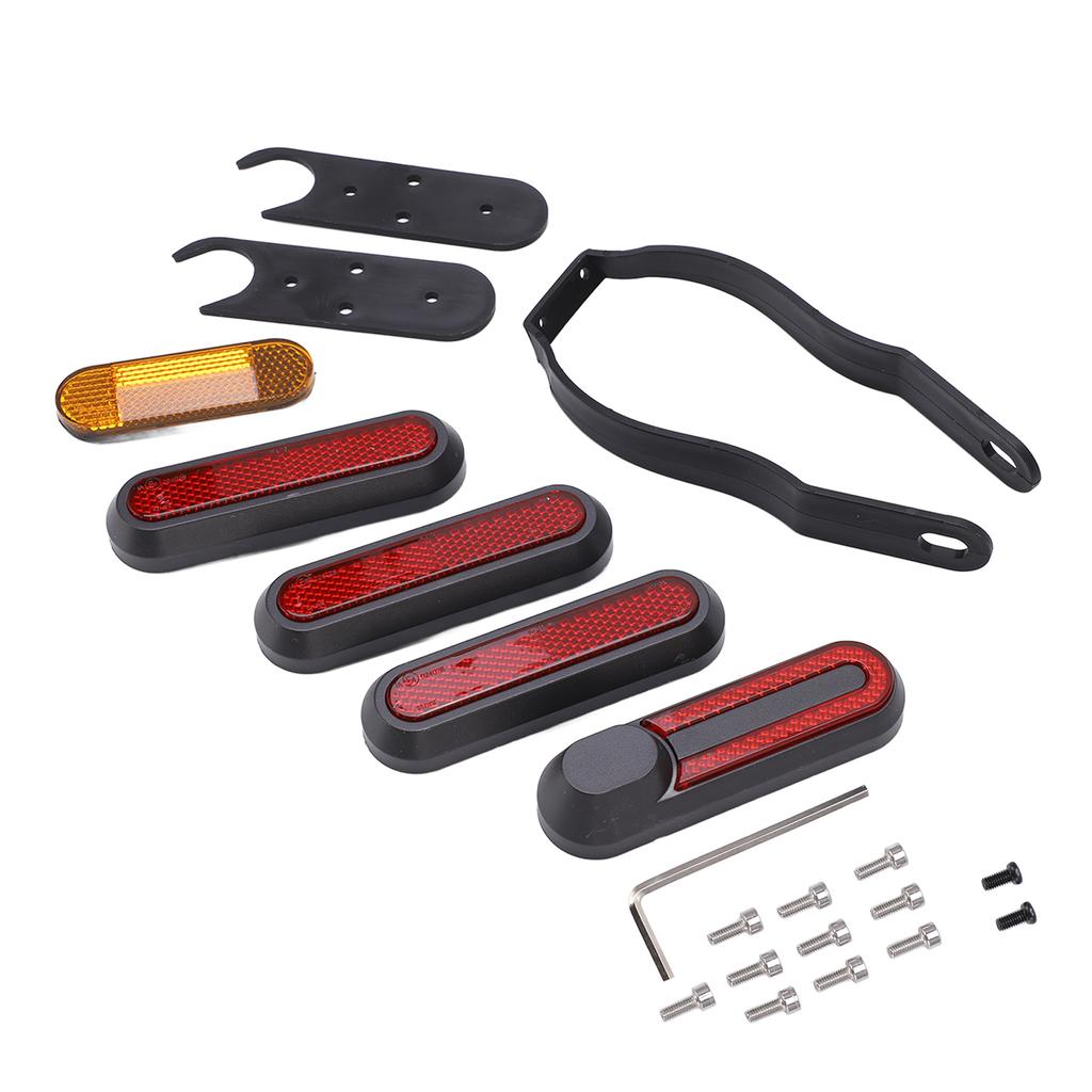 Wheel Reflective Strip Scooter Night Reflector Parts with Screws Bracket  Hex Wrench for   PRO Electric Scooter
