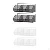 2 Pieces Hanging Wall Organizer Minimalist Fruit Basket Cabinet Storage