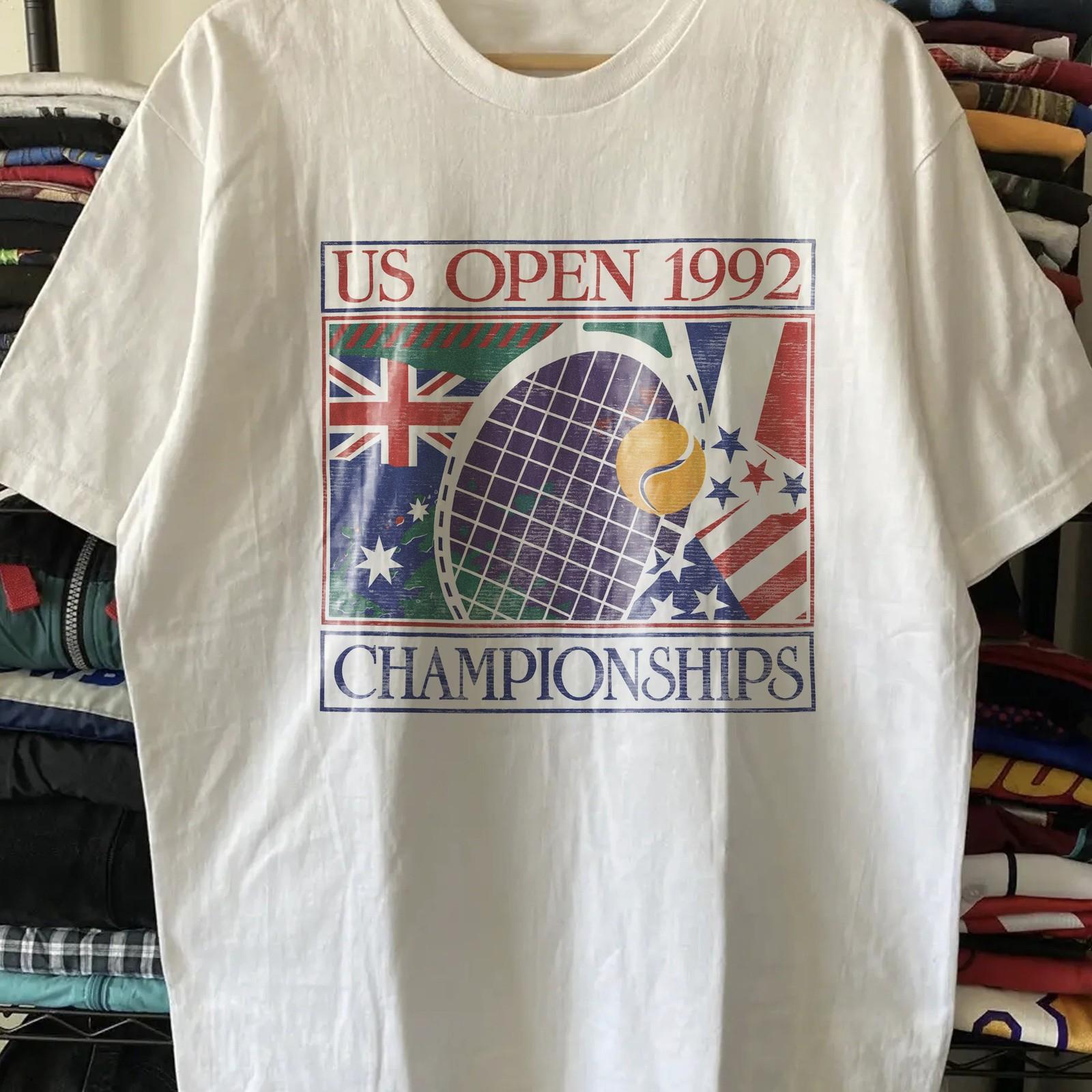 Official US Open 92 Aged T-Shirt White XL 2XL