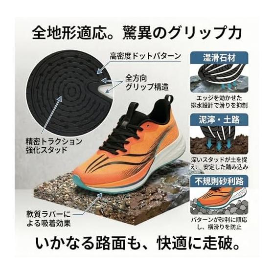 [WLK] [Physical Therapist Recommended] Sneakers, Men's, Thick Sole, Running Shoes, Athletic Shoes, Training Shoes, Breathable, Lightweight, Shock