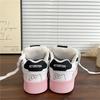 Girls Heart Black Pink Bread Shoes Women Ins Spring New Board Shoes Versatile Casual