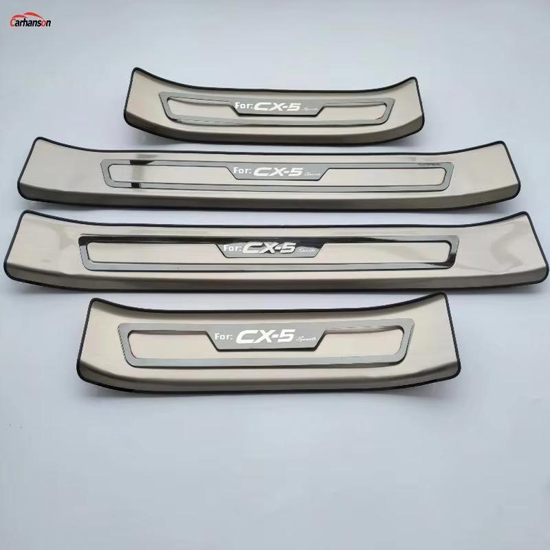 Accessori Auto Per Mazda CX-5 CX 5 CX5 2017 Battitacco Originale Acciaio Inossidabile Protezione Davanzale Porta Rivestimento Styling