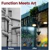 Weather Resistant Rain Chain Rusts Proof Chain Decoration Hangings for Outdoor Courtyards Garden