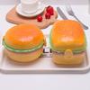 Hamburger Shape Lunch Box Double Layer Cute Burger Bento Box Food Container Set
